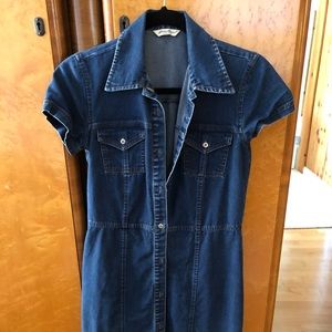 Eddie Bauer denim dress, knee length, gently used